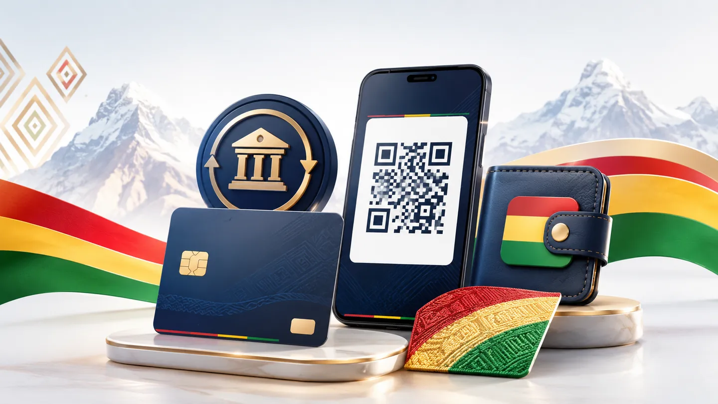 Pagos en bolivianos mediante tarjeta transferencia y banca móvil