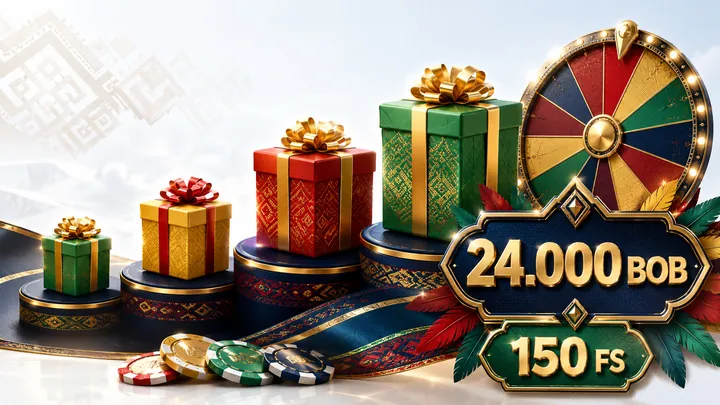 Paquete de bienvenida para casino de hasta 24000 BOB