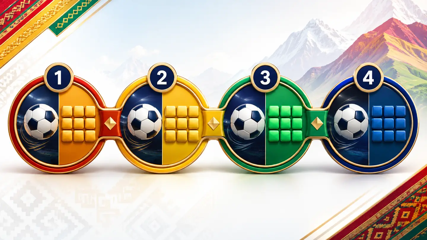 Cuatro etapas del bono deportivo de 1xBet Bolivia
