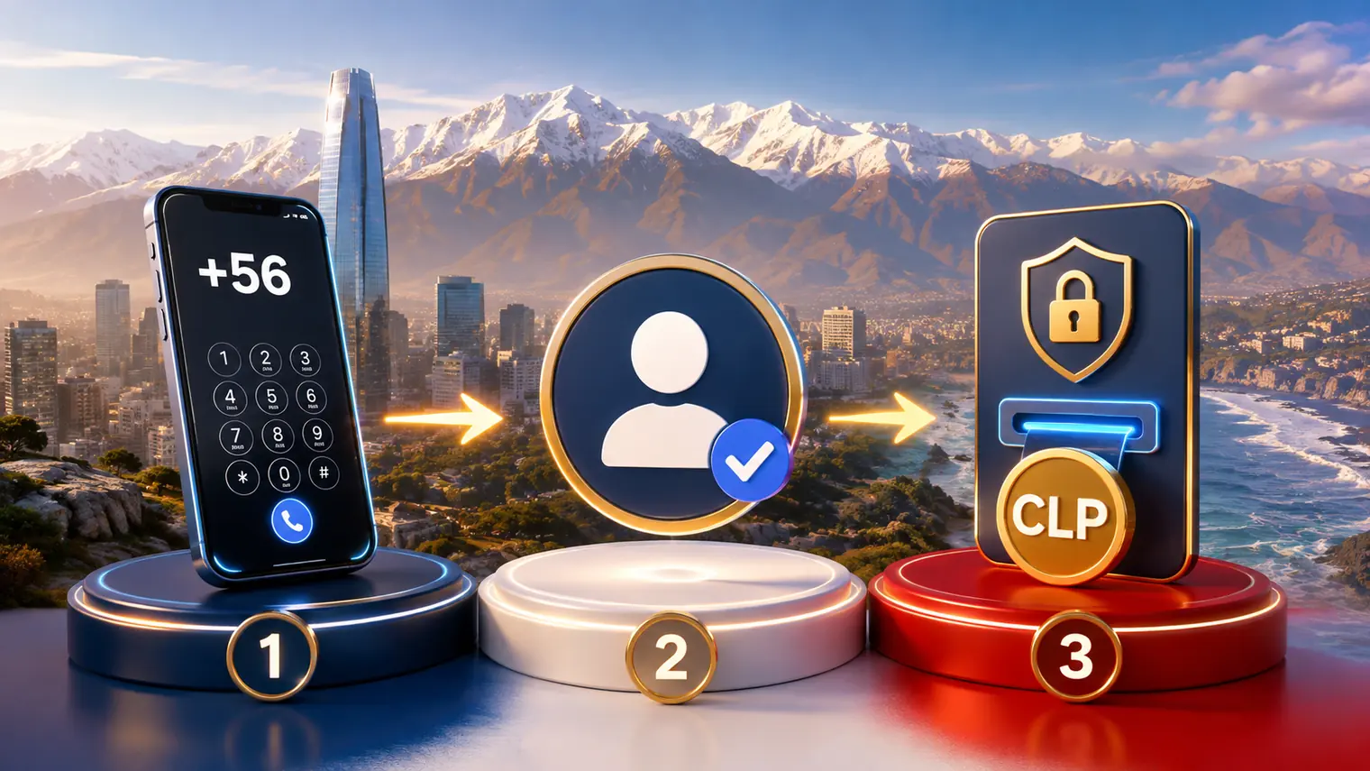 Registro con telefono chileno verificacion y moneda CLP