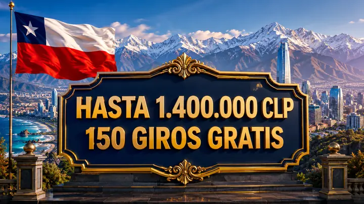 Bono de casino hasta 1400000 CLP y 150 free spins