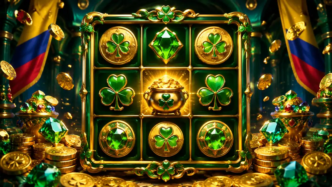 Clover Coins 3x3 Hit the Cash tragamonedas con tréboles