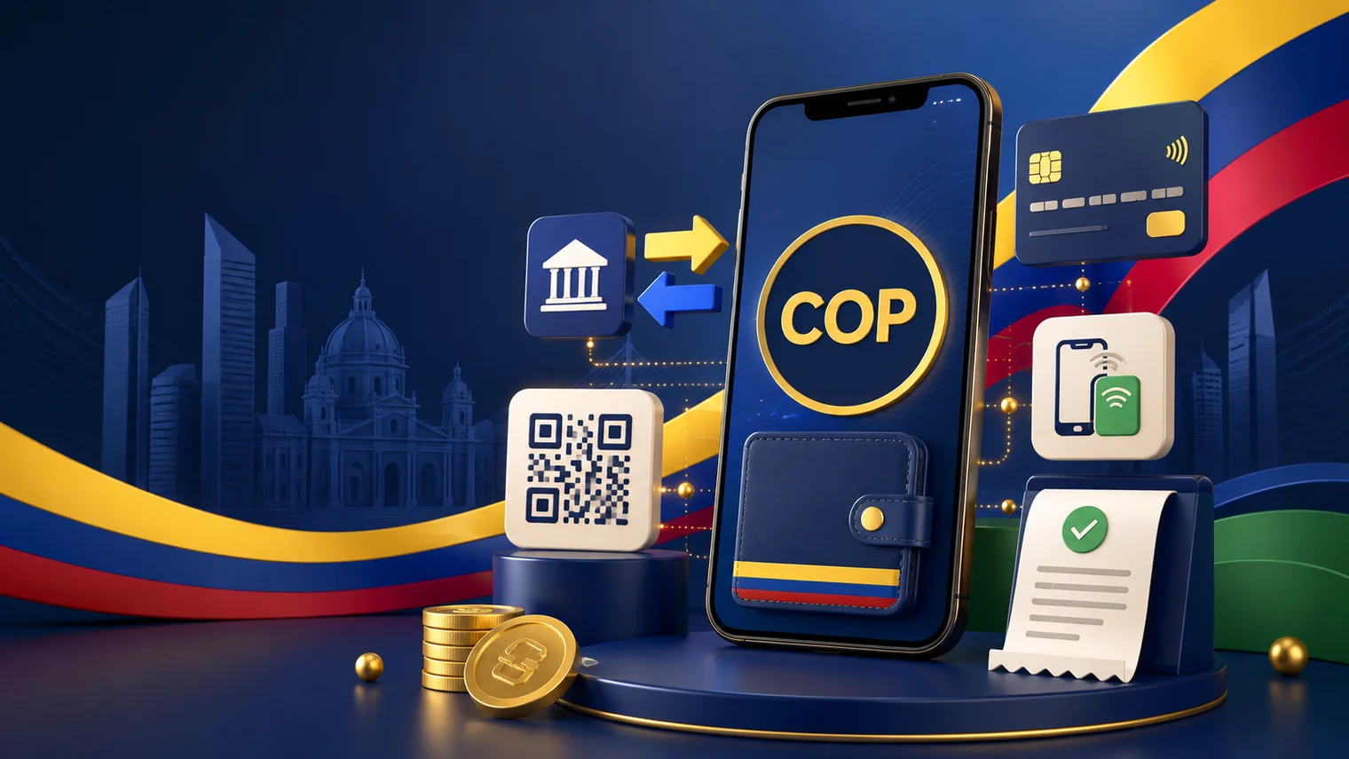 Pagos en pesos colombianos con PSE Nequi Daviplata y tarjeta