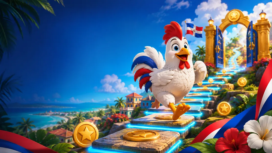 1x Chicken Road juego rápido con camino y multiplicadores