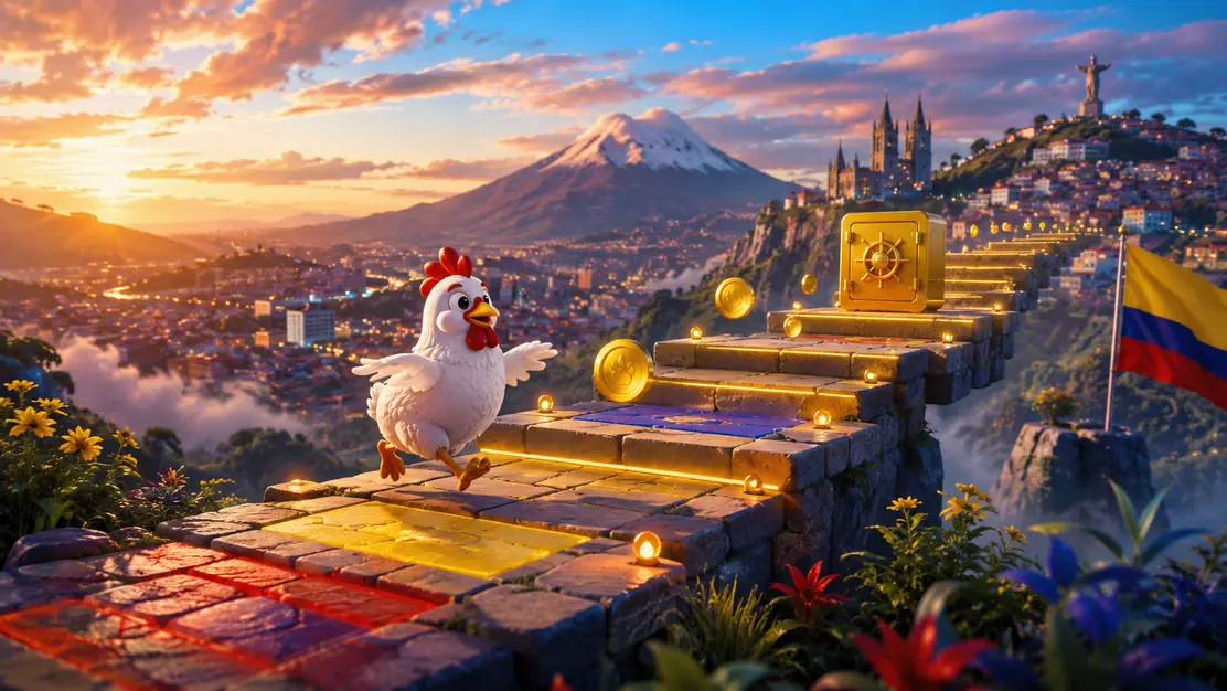 Juego 1x Chicken Road con camino de multiplicadores