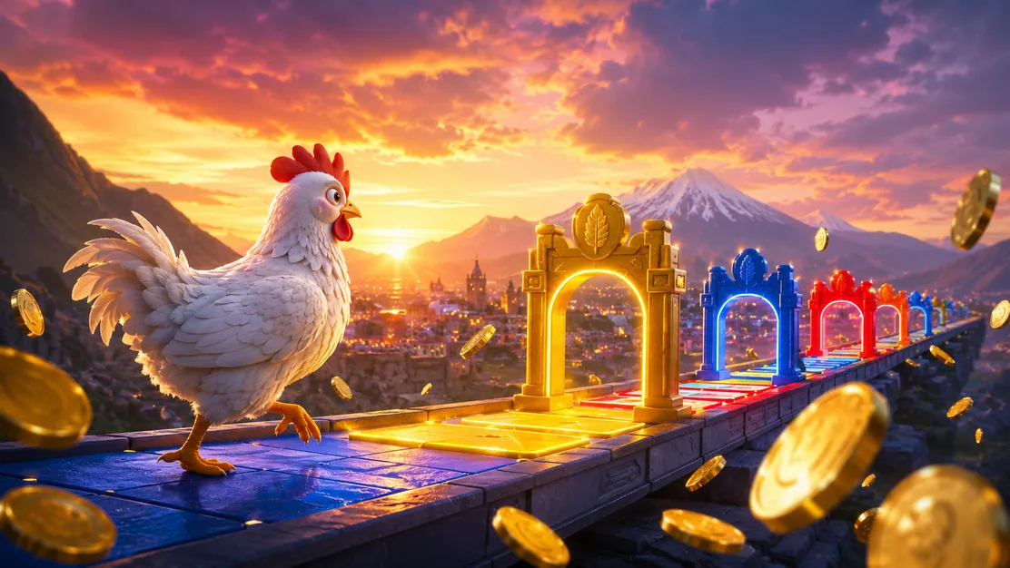 Juego Chicken Road para movil y computadora
