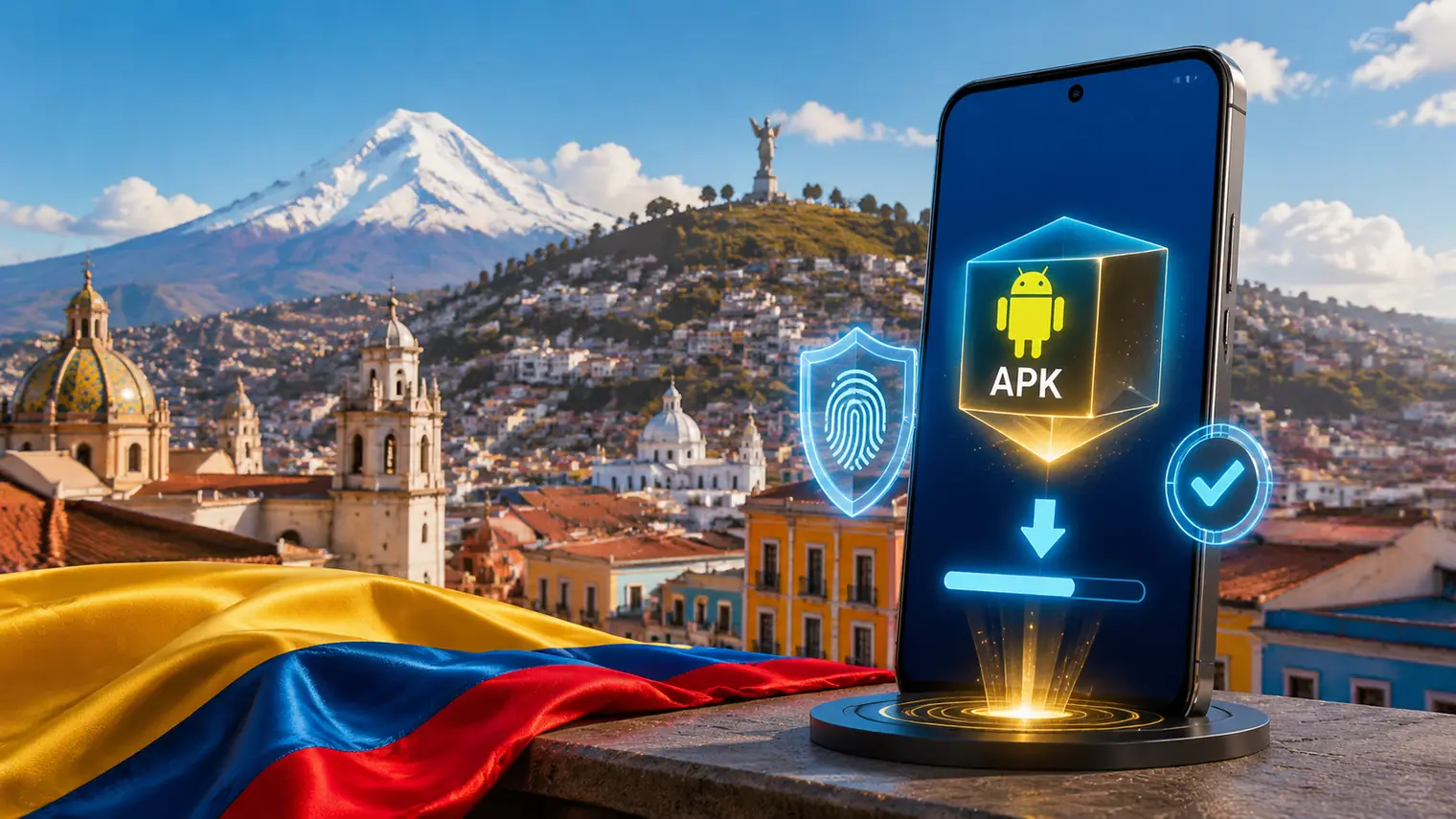 Descarga segura de la aplicacion 1xBet para Android y iOS en Ecuador