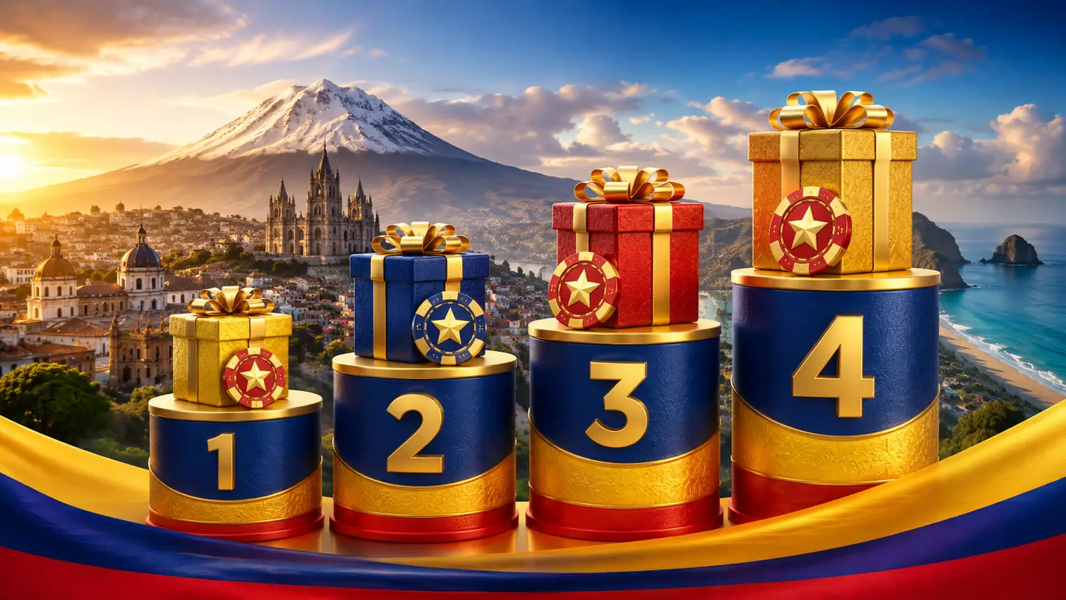 Cuatro etapas del bono de casino en Ecuador