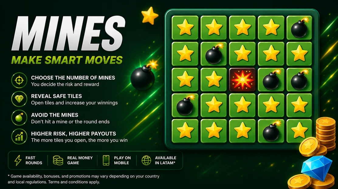 Mines game banner