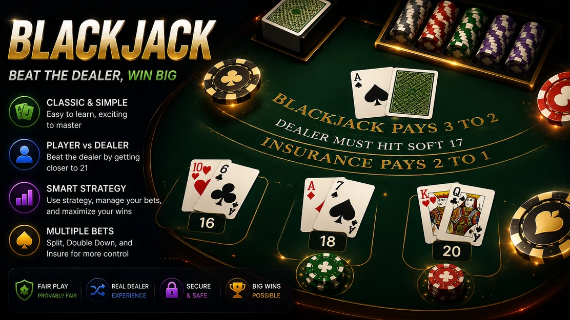 Online blackjack banner