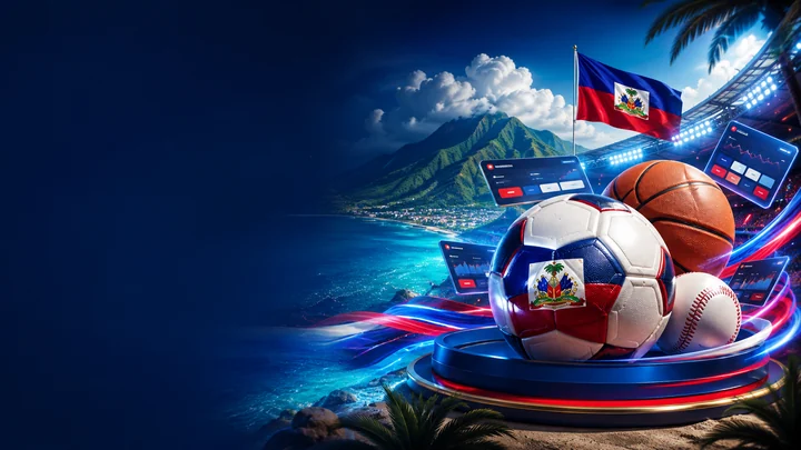 Foutbol basketbol ak paryaj espotif 1xBet Ayiti