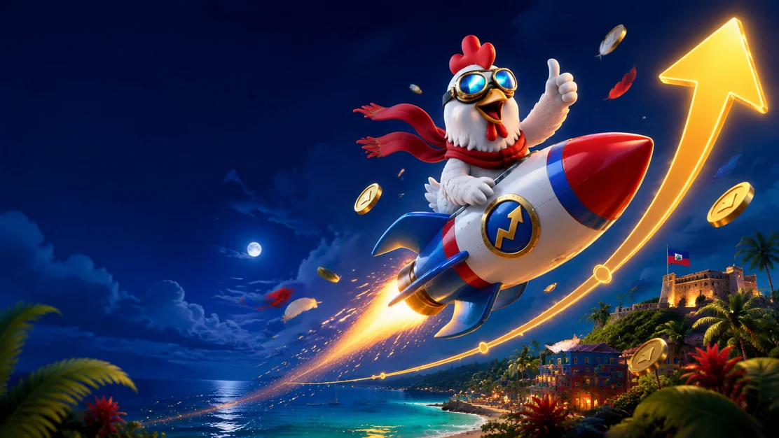Chicken Crash 1xBet ak poul fize ak miltiplikate