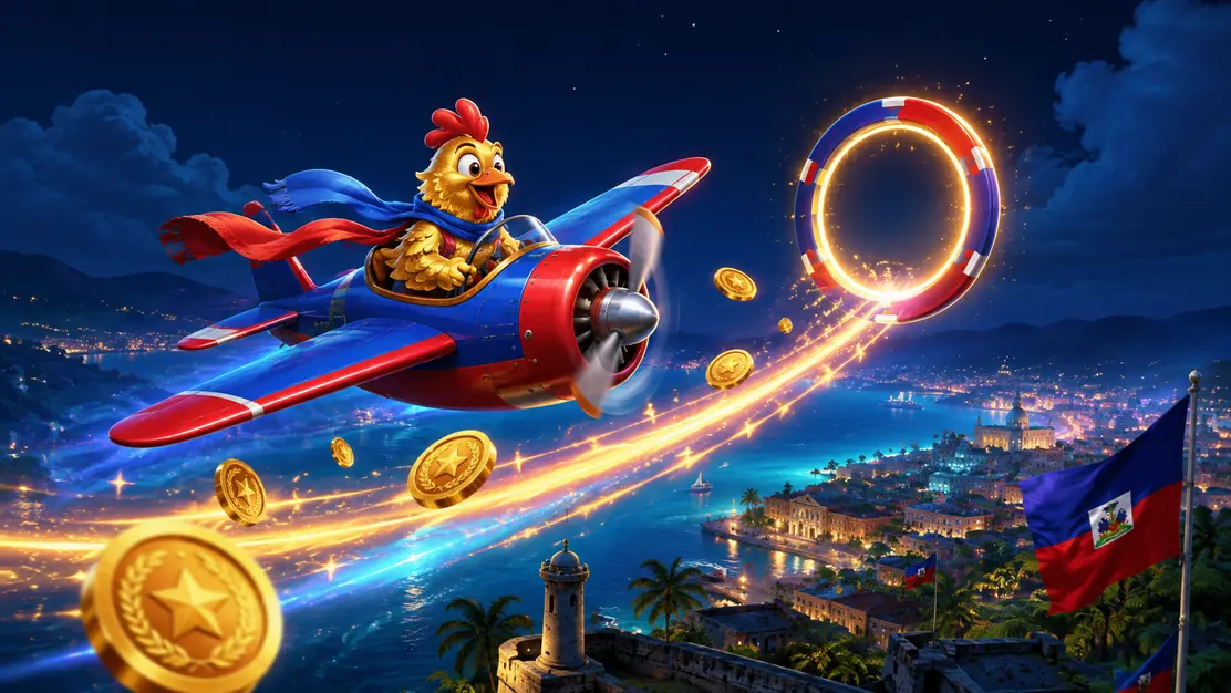 Chicken Crash jwet poul ak koub crash