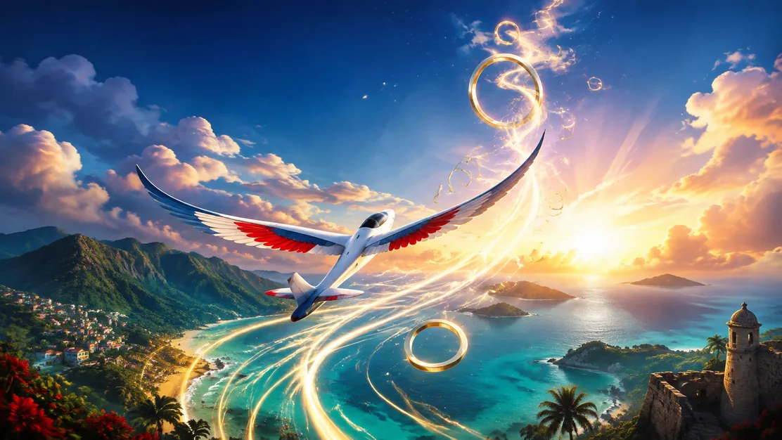 Soaring jwet crash ak vol ak retre ale