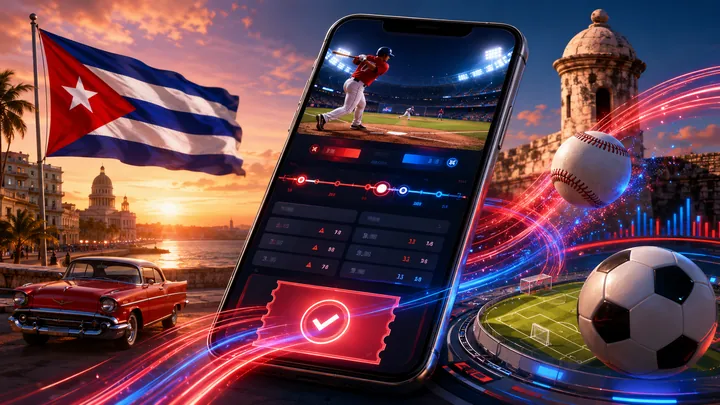 Apuestas deportivas en vivo desde un telefono en Cuba