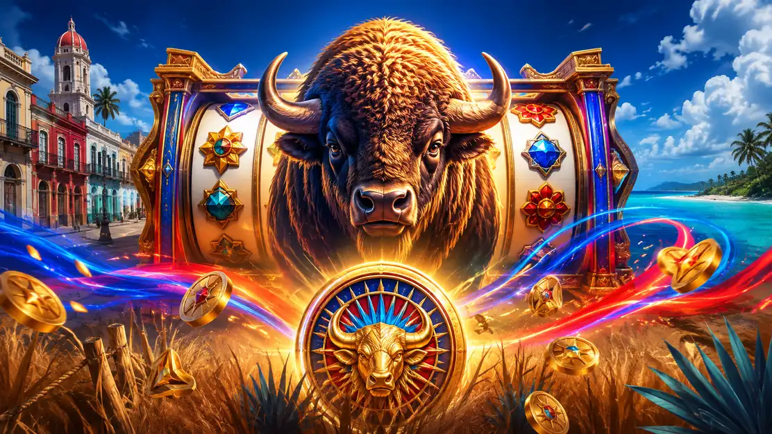 Buffalo Goes Wild slot con bufalo simbolos wild y giros