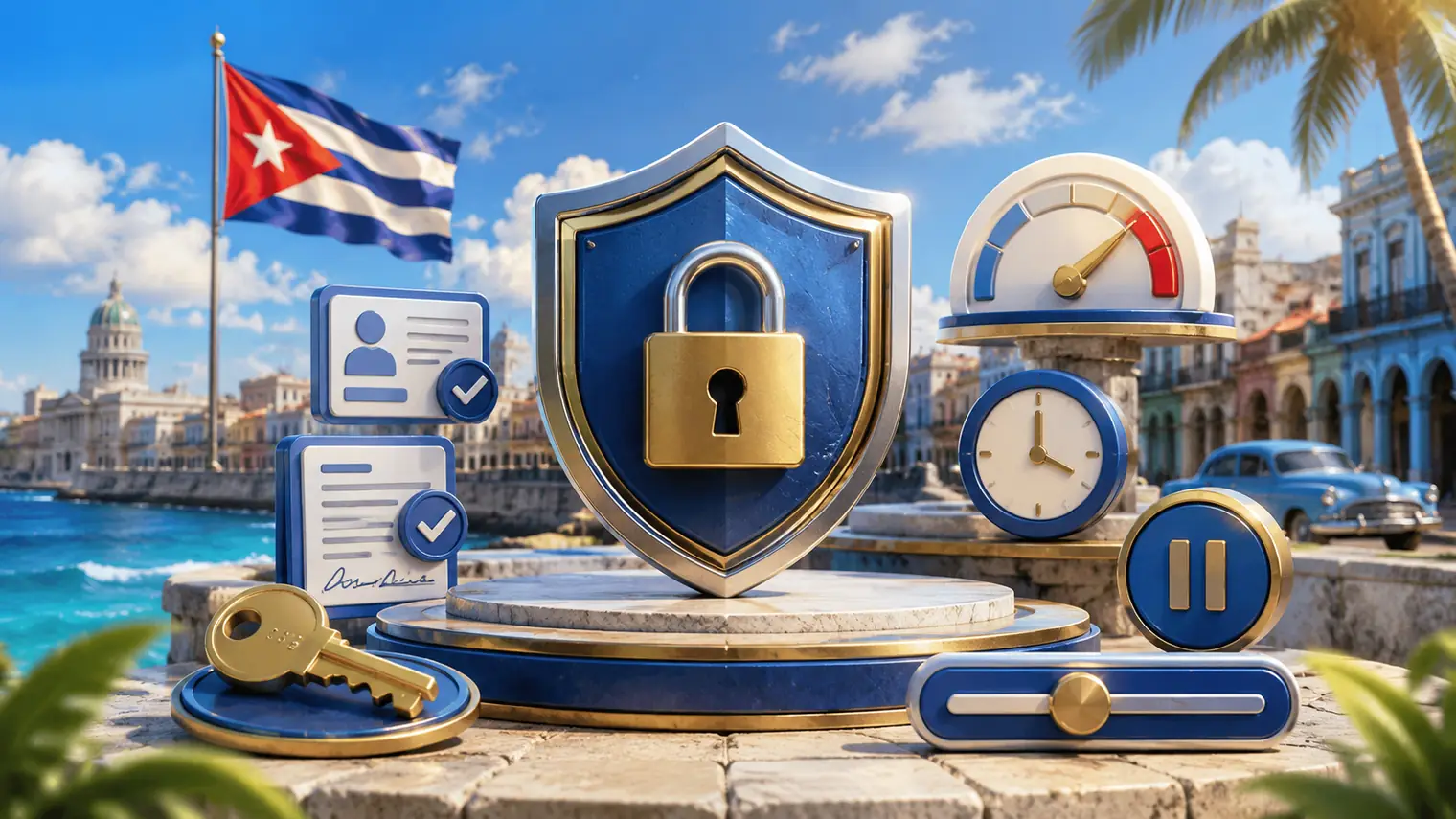 Seguridad de cuenta KYC contrasena limites y verificacion de licencia
