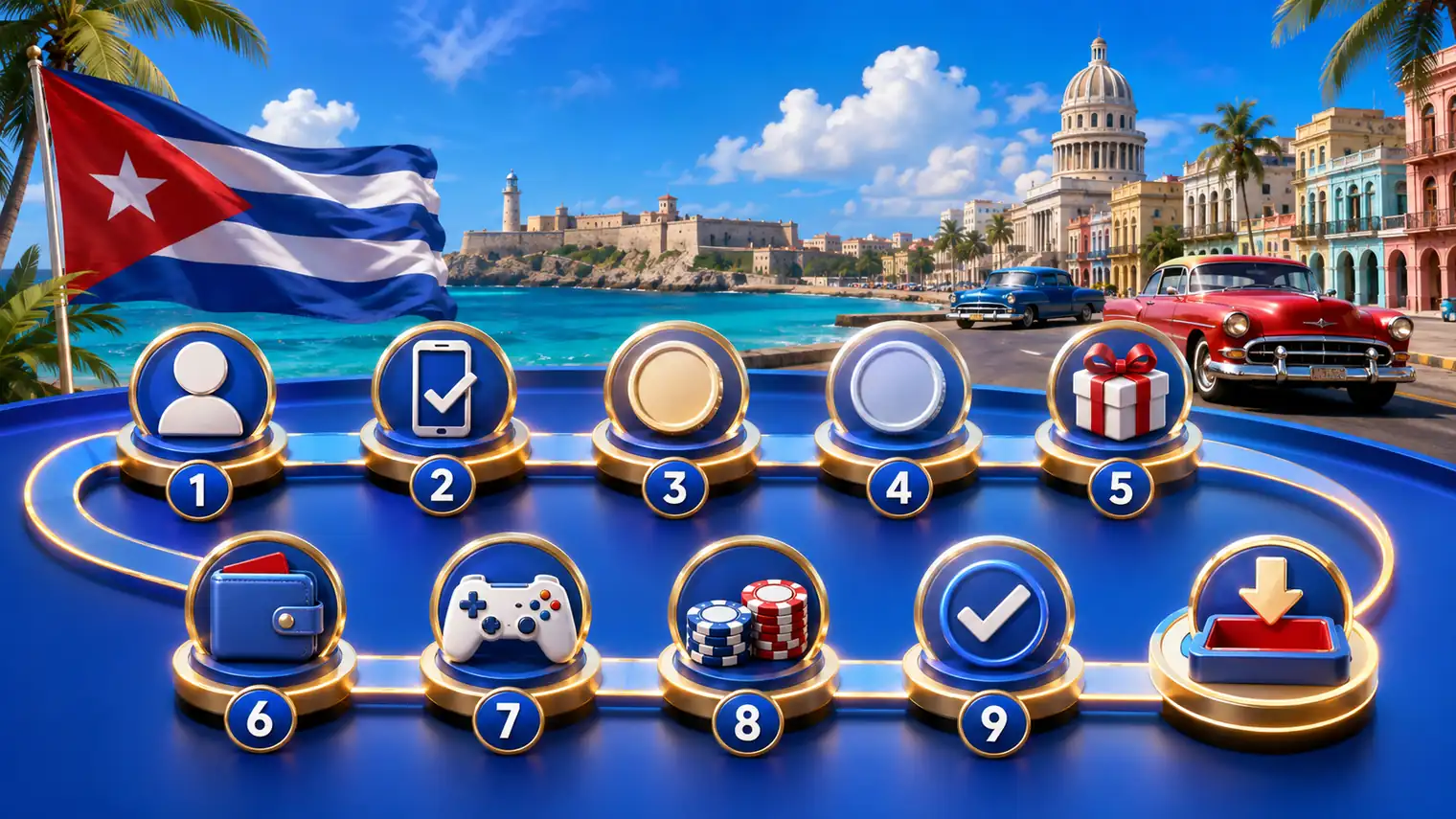 Nueve pasos para activar y utilizar un bono 1xBet Cuba