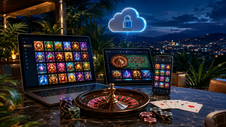 Juegos de casino en computadora y celular