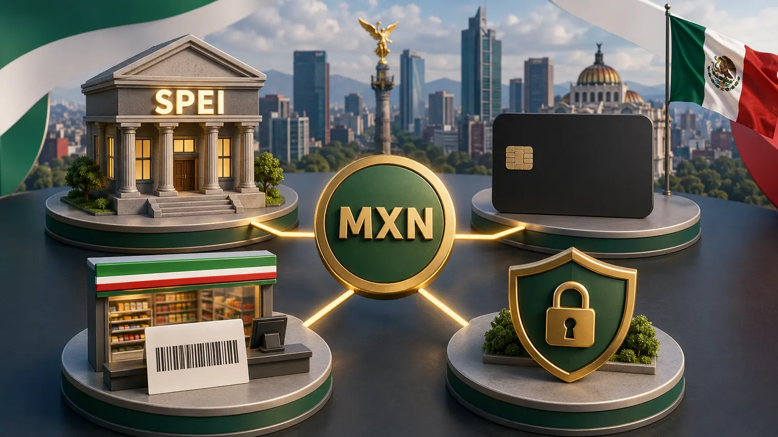 Pagos de 1xBet Mexico con MXN SPEI tarjetas y OXXO Pay