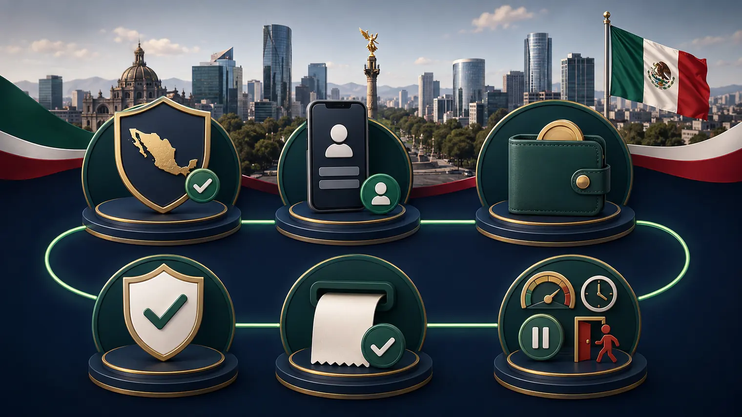 Activacion KYC retiro y juego responsable con bonos en Mexico