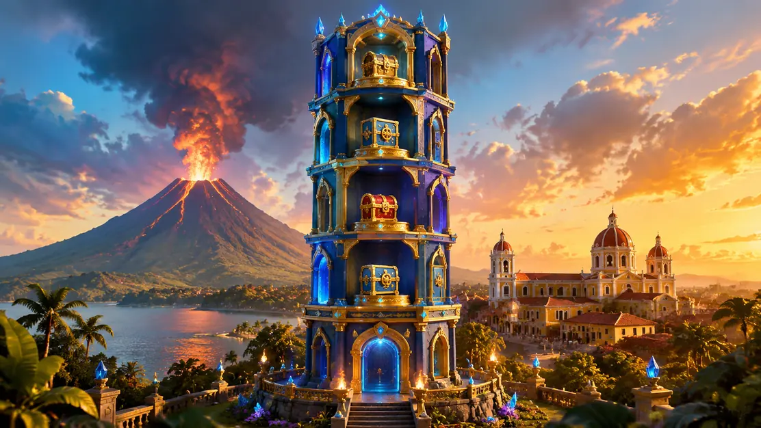 Tower of Luck con niveles cofres y multiplicadores