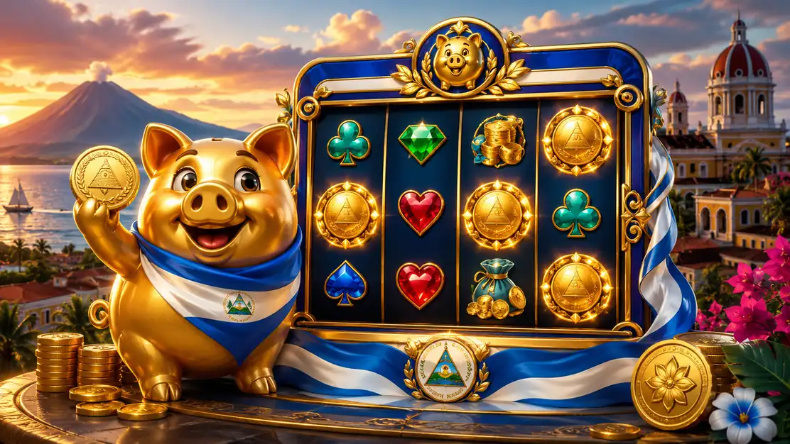 Piggy Cash Hold and Win con alcancia y monedas doradas