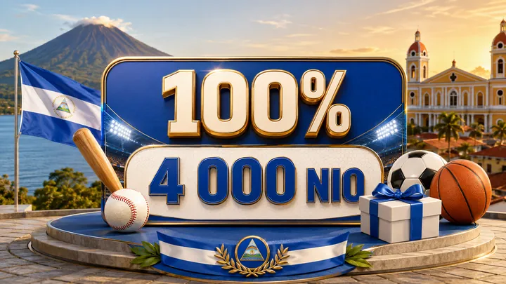 Bono deportivo del 100 por ciento hasta 4000 NIO
