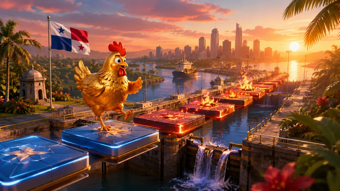 1x Chicken Road con recorrido tropical y multiplicadores