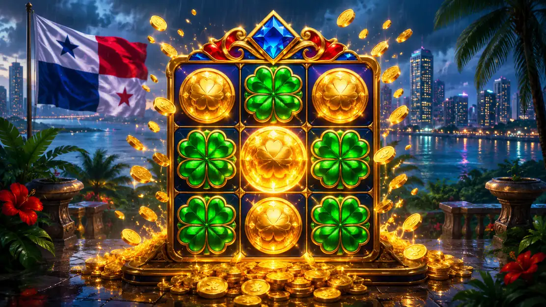 Clover Coin Combo con treboles y monedas brillantes