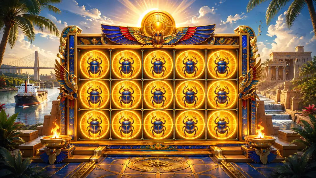 Coins of Ra Hold and Win con templo egipcio y monedas