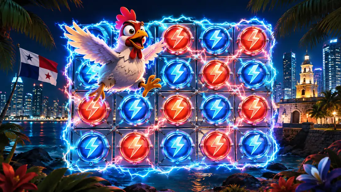 Chicken Zap con gallina energia y tablero electrico