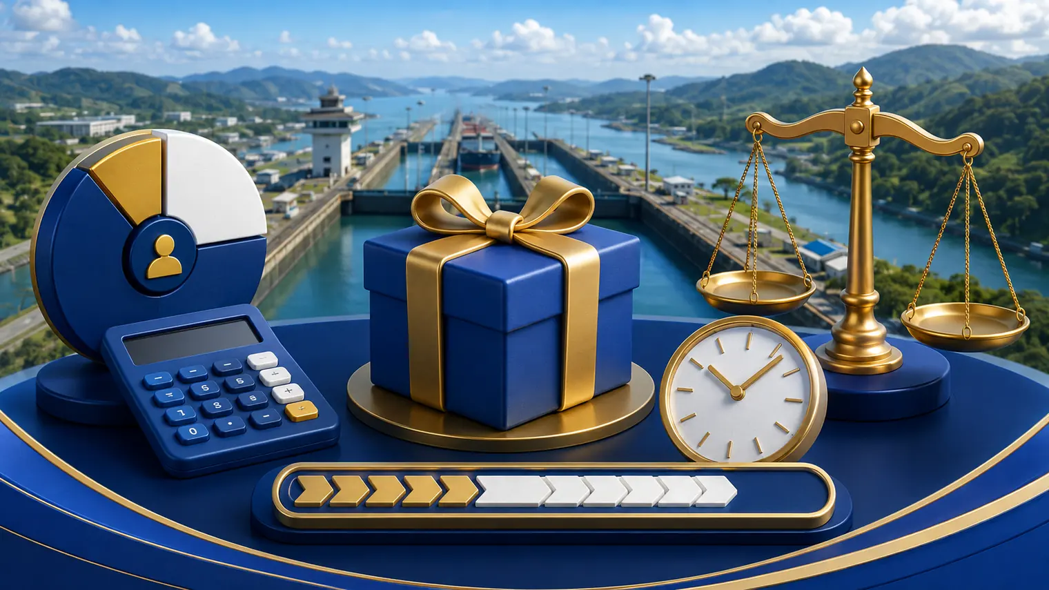 Calculadora reloj balanza y barra de progreso del requisito