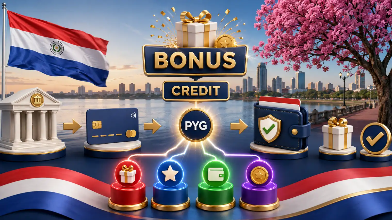 Deposito en guaranies y acreditacion del bono