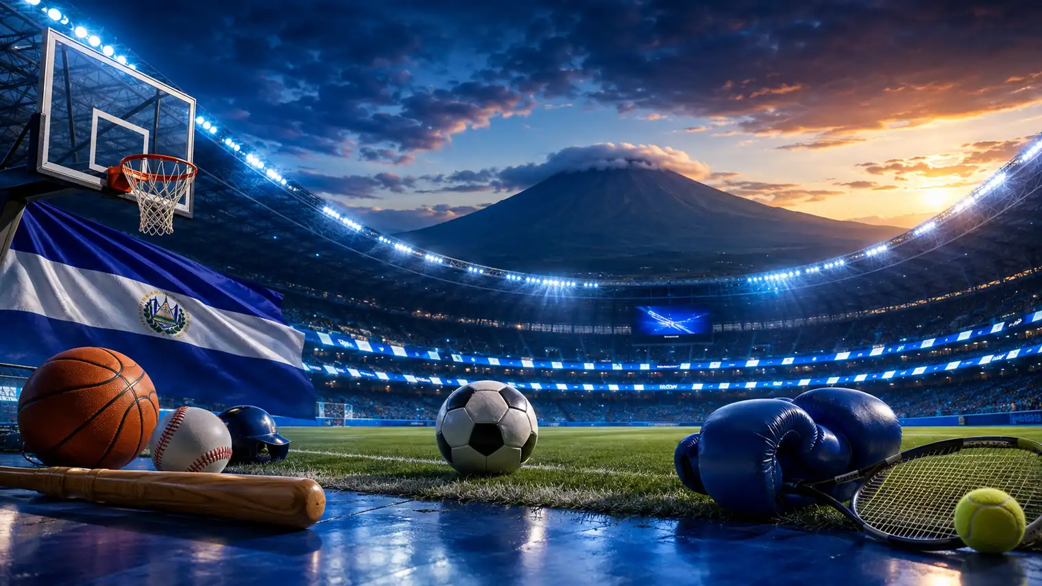 Futbol baloncesto y otros deportes disponibles desde El Salvador