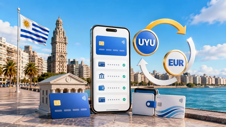 Pagos digitales en pesos uruguayos mediante tarjeta transferencia y billetera electronica