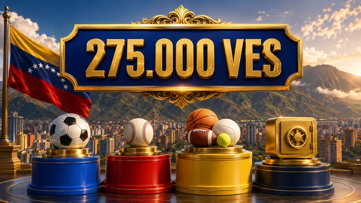 Bono deportivo de bienvenida hasta 275000 VES